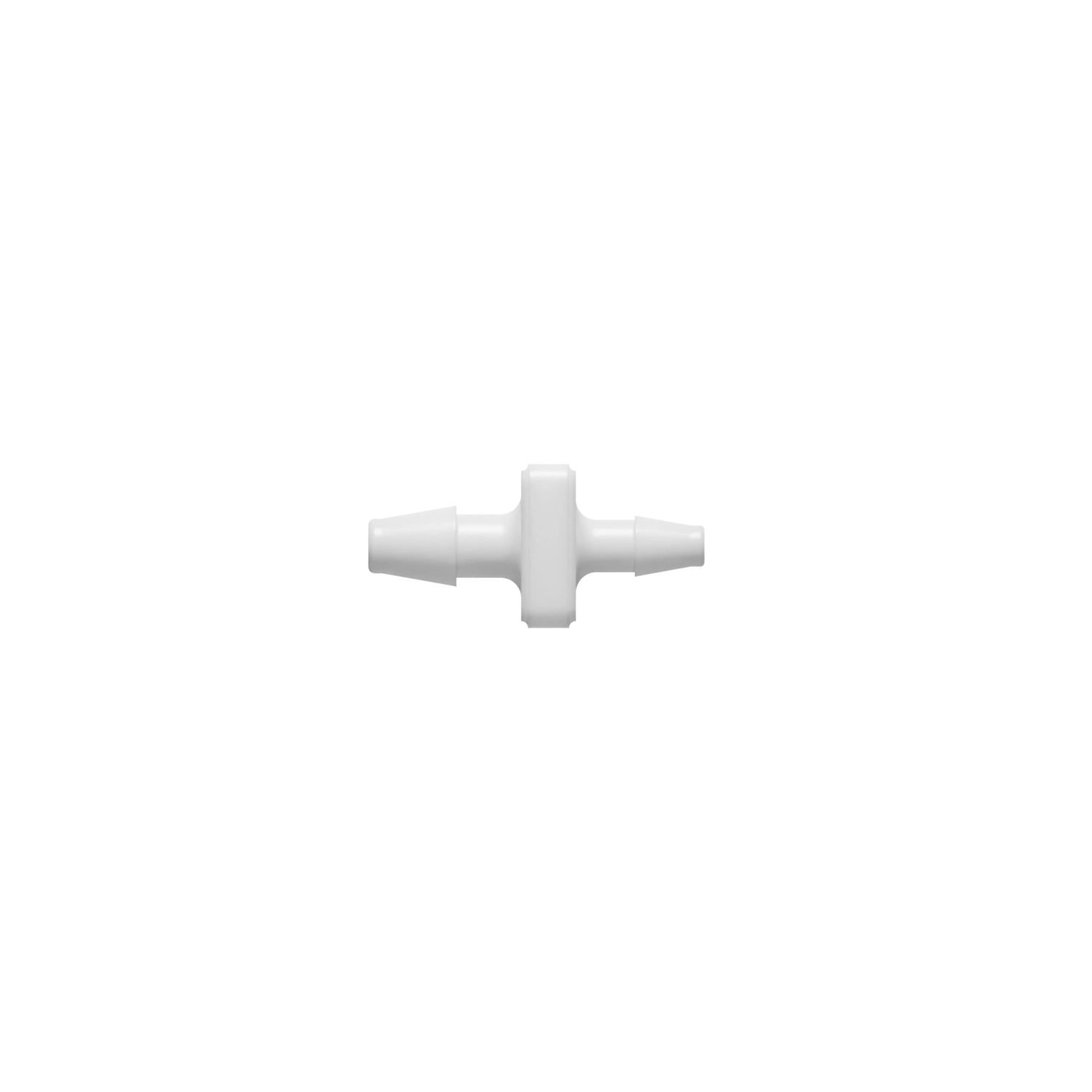 1/8 x 3/32 Barbed Fitting Reducing Straight, Nylon, White