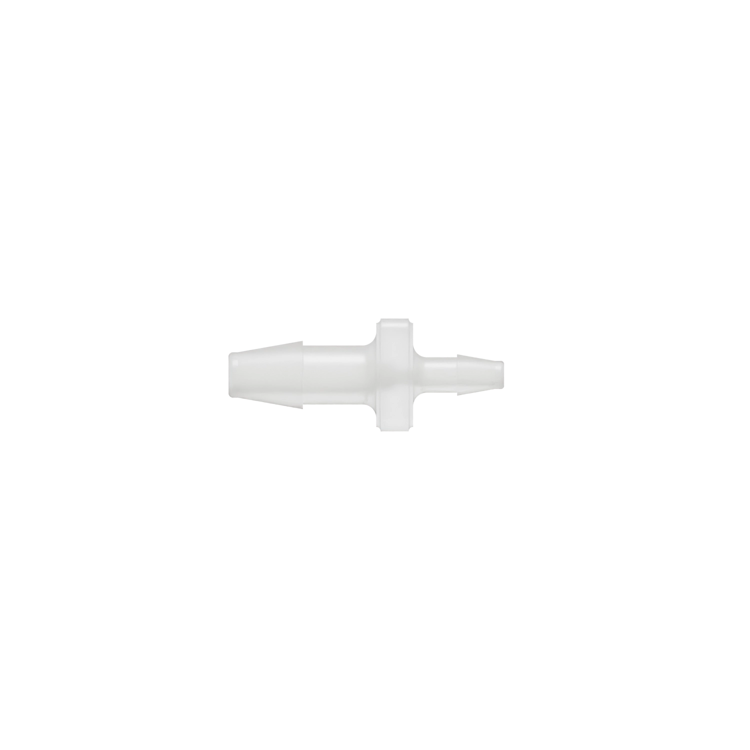 5/32 x 3/32 Barbed Fitting Reducing Straight, Kynar, Natural