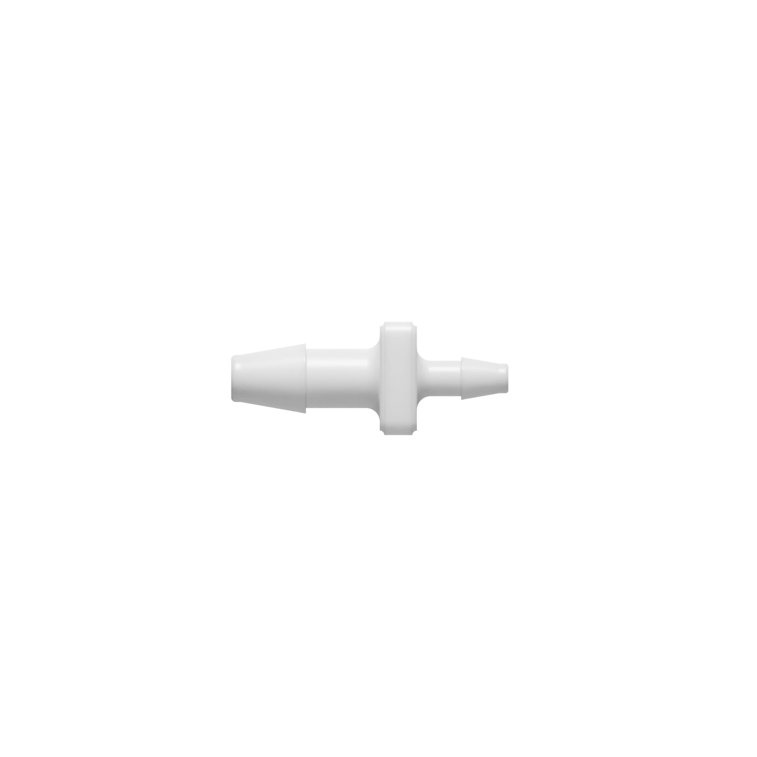 5/32 x 3/32 Barbed Fitting Reducing Straight, Nylon, White