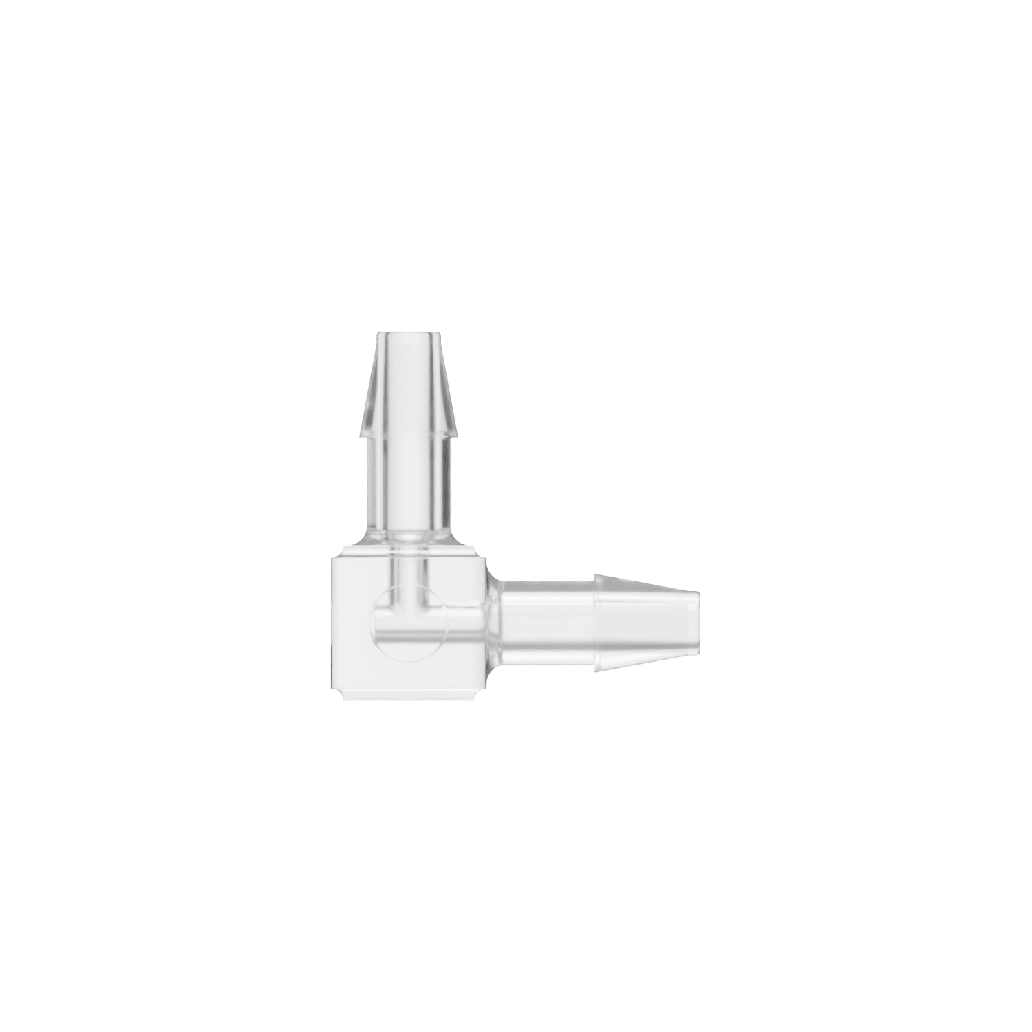5/32 x 5/32 Barbed Fitting Elbow, Polycarbonate, Natural