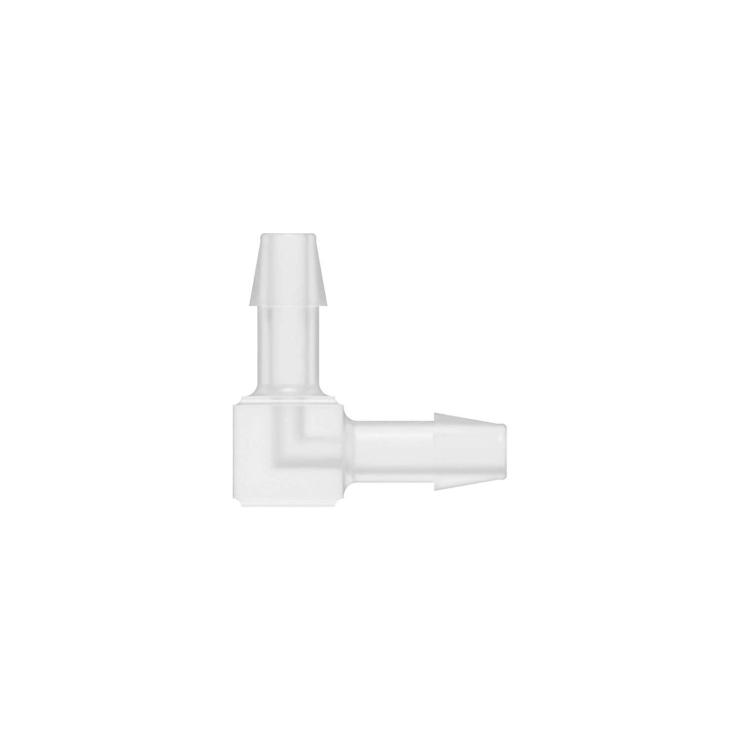 3/16 x 3/16 Barbed Fitting Elbow, Polypropylene, Natural