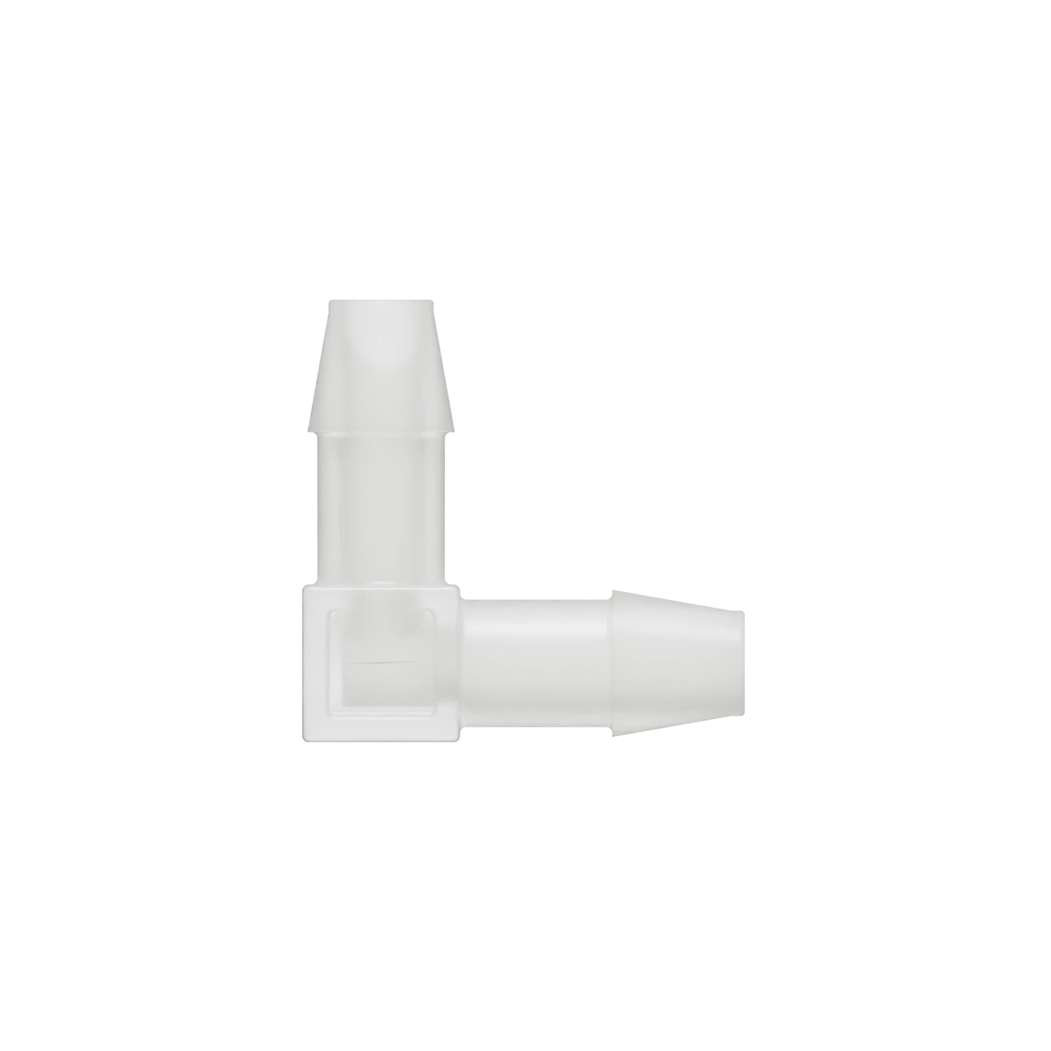 1/4 x 1/4 Barbed Fitting Elbow, Kynar, Natural