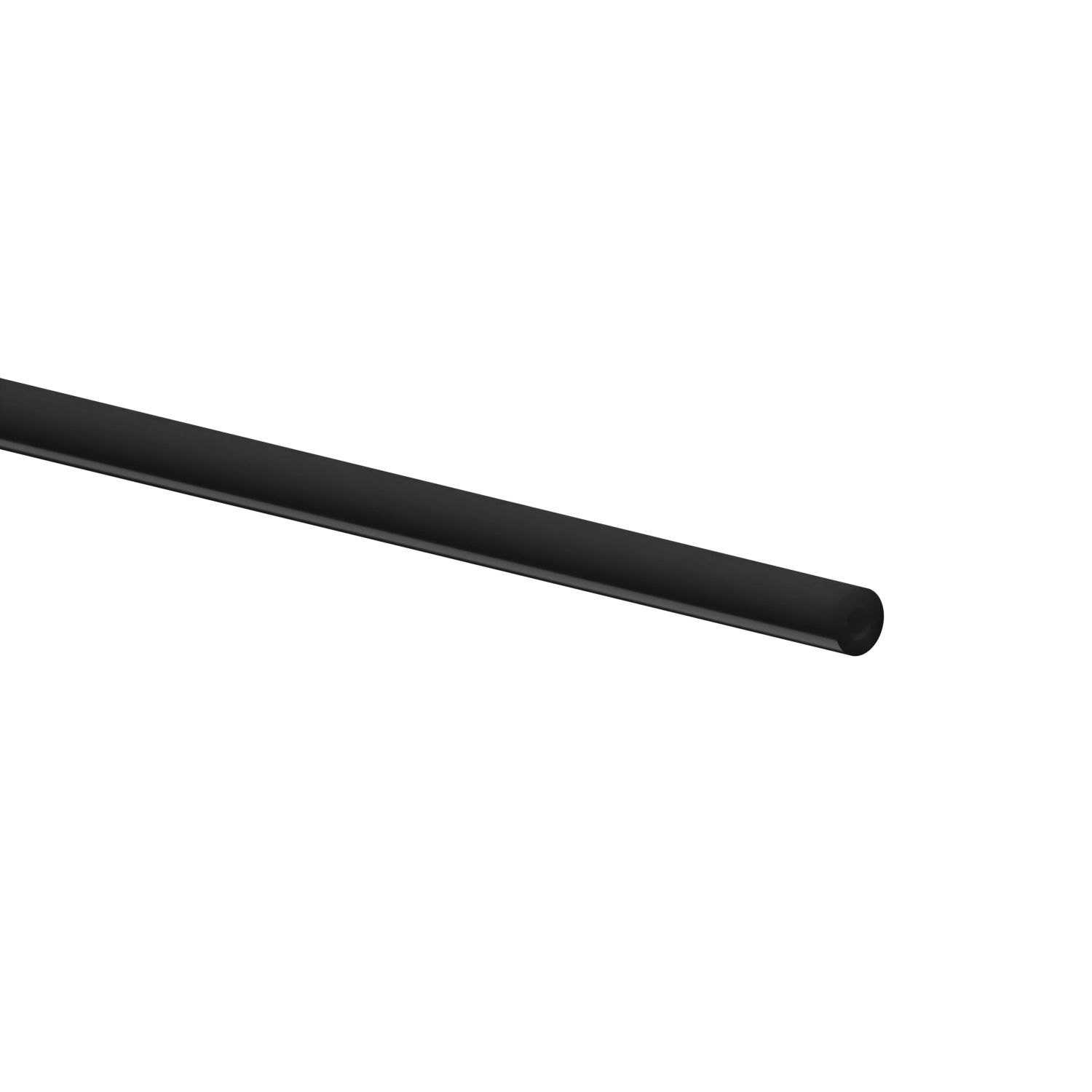 1/16 x 1/8 Polyurethane Tubing, Polyurethane 85D, Black