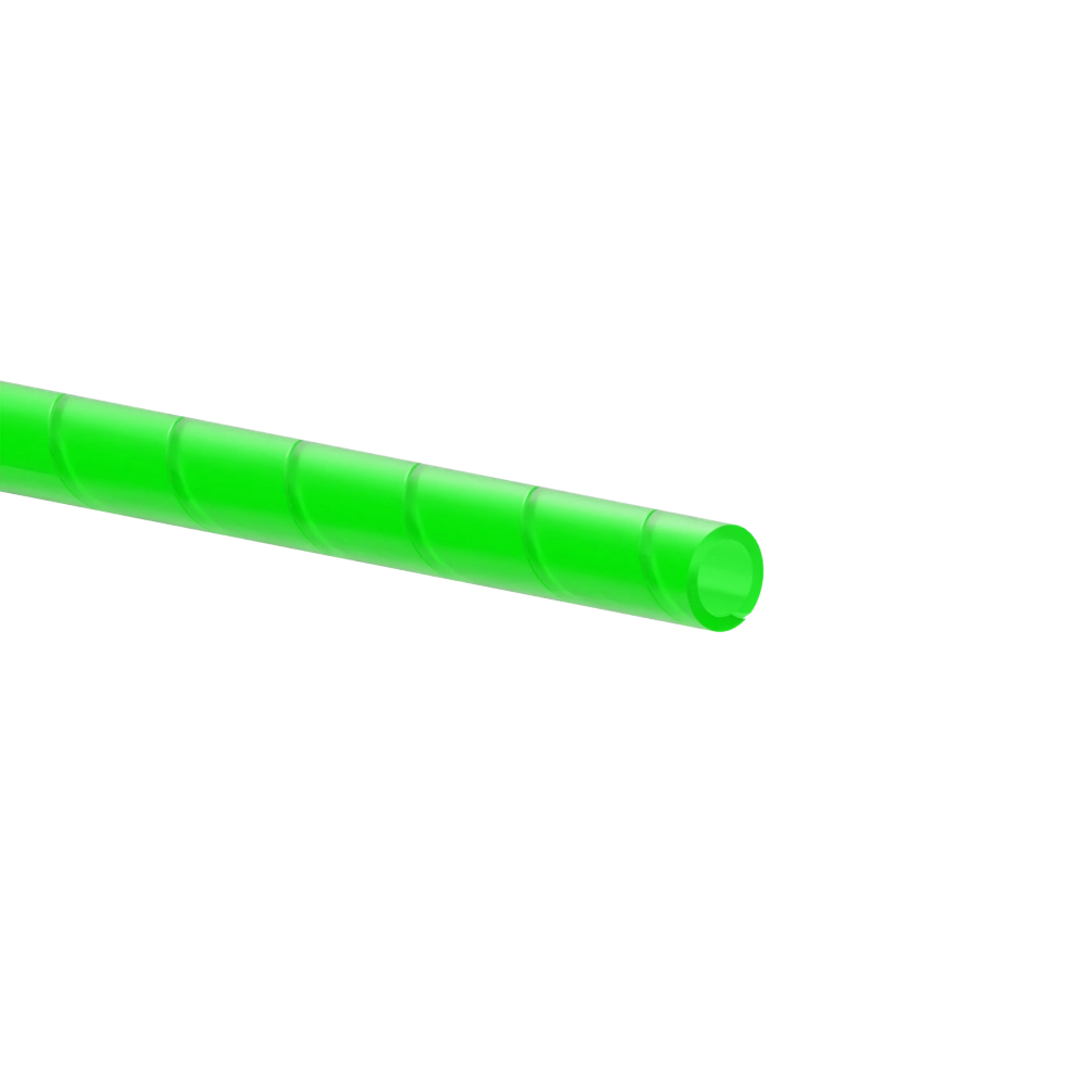 1/4 x 0.035 Safety Spiral Wrap, Polyethylene, Green