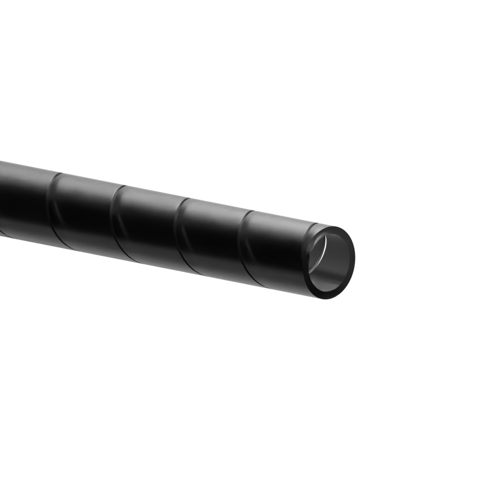 3/8 x 0.040 Standard Spiral Wrap, Polyethylene, Black
