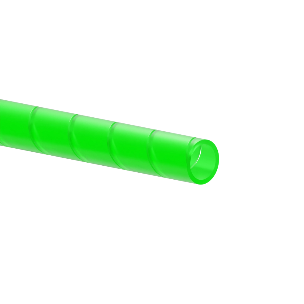 3/8 x 0.040 Safety Spiral Wrap, Polyethylene, Green